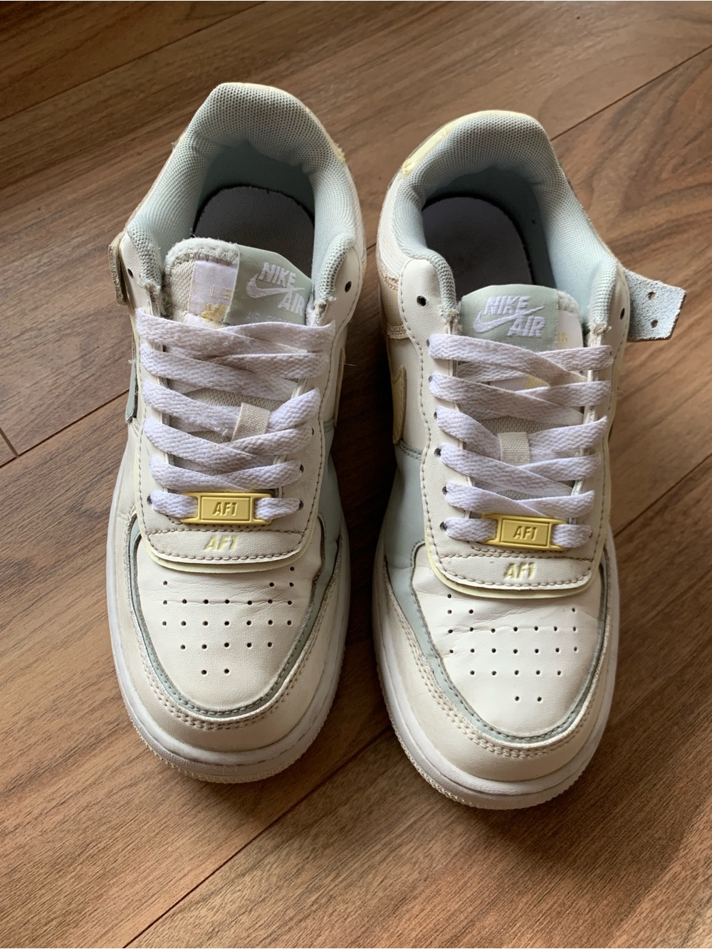 Nike Air Force 1 Shadow Coconut Milk Jade Ice DR7883-101 Women Size 7.5